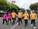 Sambut Hari Bhayangkara ke-79, Polresta Malang Kota menggelar kegiatan jalan sehat bertajuk Uklam Tahes pada Sabtu pagi (28/6/2025).