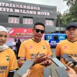 Ketua DPRD Kota Malang, Amithya Ratnanggani Sirraduhita (kiri) bersama Walikota Wahyu Hidayat dan Kapolresta Kombes Pol Nanang Haryono