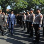 Polri untuk Masyarakat: Kapolresta Malang Kota Pimpin Upacara Hari Bhayangkara ke-79. (ist).