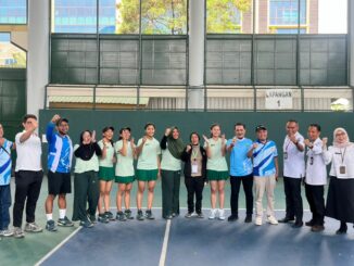 Tenis Beregu Putri Kota Malang Raih Emas Pertama di Porprov IX Jatim 2025, Rabu 2 Juni 2025.