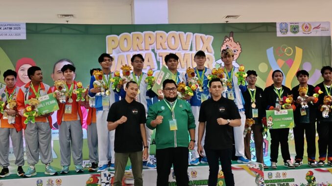 Tim E-Sport Kota Malang Raih Emas di Porprov IX Jatim 2025 dengan Skor Telak 2-0, Rabu 2 Juli 2025 malam.