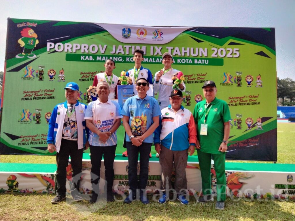 Fariq Radvan peraih medali emas di nomor lari 1500 meter