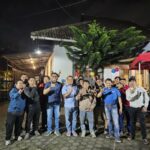 Kalapas Kelas 1 Malang, Teguh Pamuji dan Kepala BNN Kota Malang bersama awak media, Senin malam, 7 Juli 2025.
