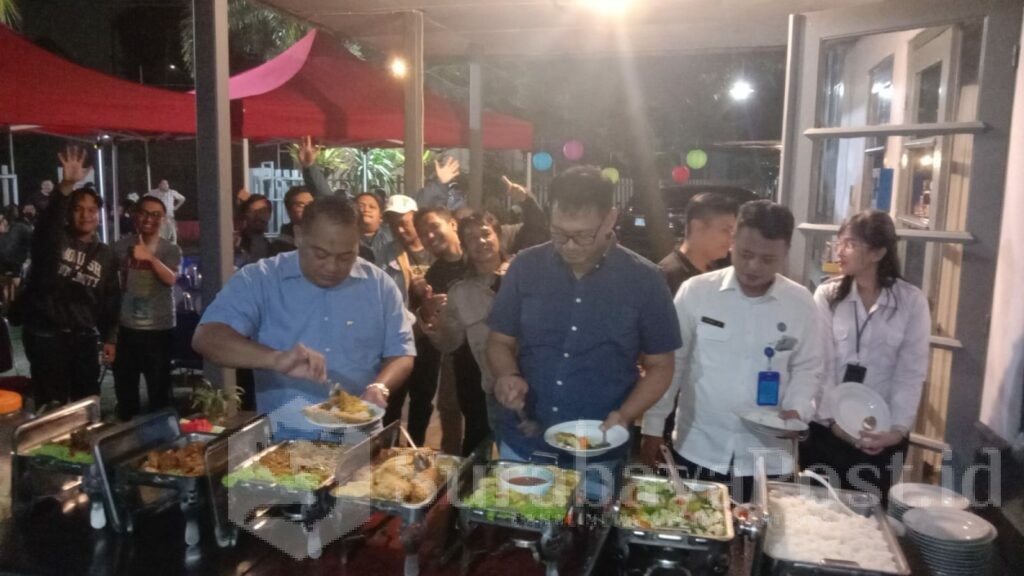 Nuansa kebersamaan Lapas Kelas 1 Malang bersama awak media