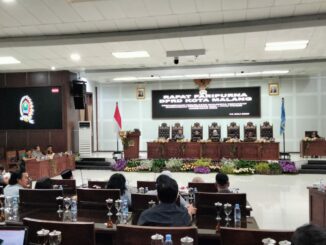 Rapat Paripurna mengenai penjelasan Wali Kota terhadap 2 Ranperda mengenai pembentukan dan susunan perangkat daerah yang digelar di Ruang Rapat Paripurna, Senin (14/7/2025).
