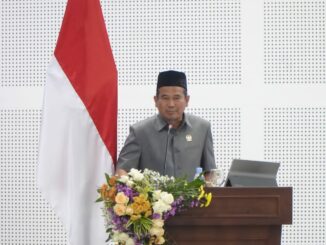Juru Bicara Fraksi PKS, H. Rokhmad, S.Sos, menyampaikan beberapa catatan penting terkait Perda Pengarusutamaan Gender, Selasa 15 Juli 2025. (ist).