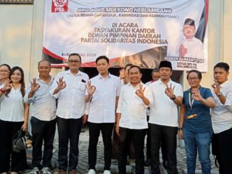 Blusukan ke Basis Kaesang di Jatim, Calon Ketum PSI, Agus Herlambang Optimis Raih Lebih Dari 50 Suara, Rabu 16 Juli 2025.