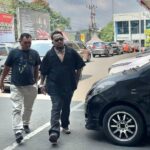 Konten kreator King Abdi memenuhi panggilan Satreskrim Polresta Malang Kota, Jumat (18/7/2025)