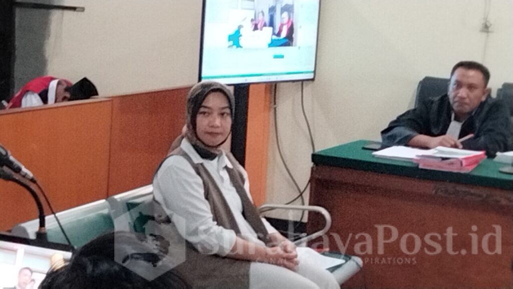 Titis Wulandari, saksi ahli dari Kementerian P2MI Jakarta saat memberikan keterangannya di persidangan.