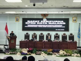 PARIPURNA: Wawali Ali Muthohirin menyampaikan, pembentukan dinas baru disesuaikan dengan RPJMD.