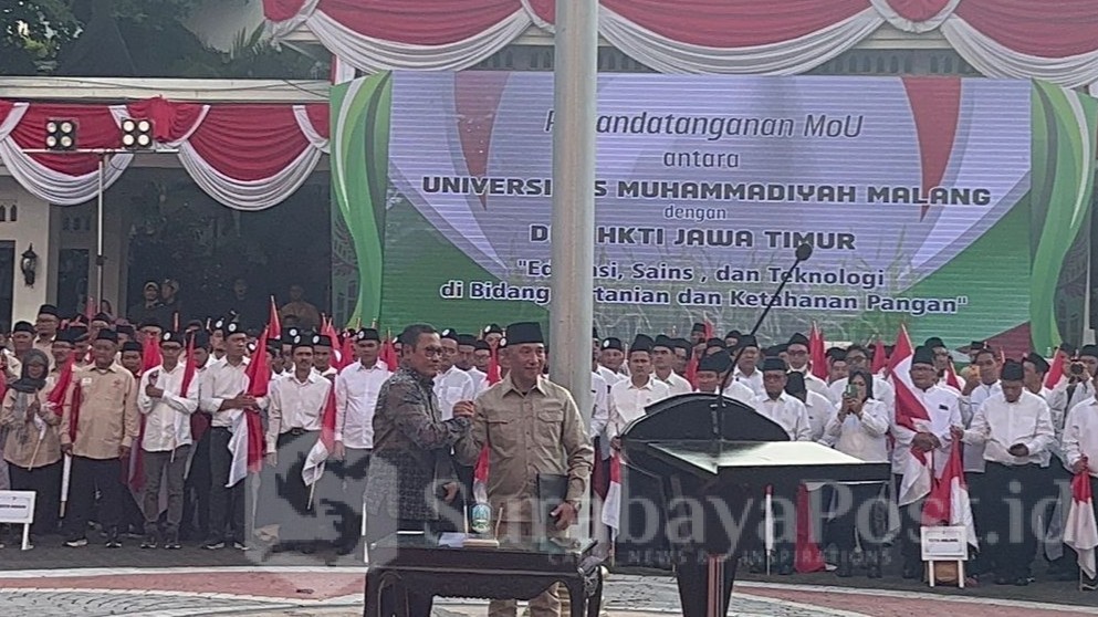 UMM dan HKTI Jawa Timur Teken MoU untuk Meningkatkan Sektor Pertanian, Kamis 24 Juli 2025. (Sumber UMM).