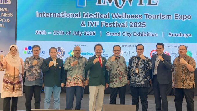 Wisata Medik dan Wellness Berkualitas di Negeri Sendiri, IMWTE 2025 Dibuka di Grand City Surabaya, Jumat 25 Juli 2025. (ist).