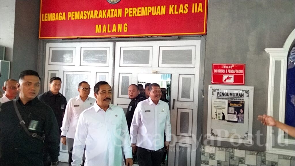 Menteri Imipas Agus Andrianto dalam kunjungannya di LPP Kelas IIA Malang
