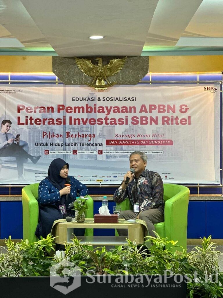 DJPPR Gelar Edukasi dan Sosialisasi Peran Pembiayaan APBN dan Investasi SBN Ritel di Yogyakarta, Jumat 1 Agustus 2025. (ist).
