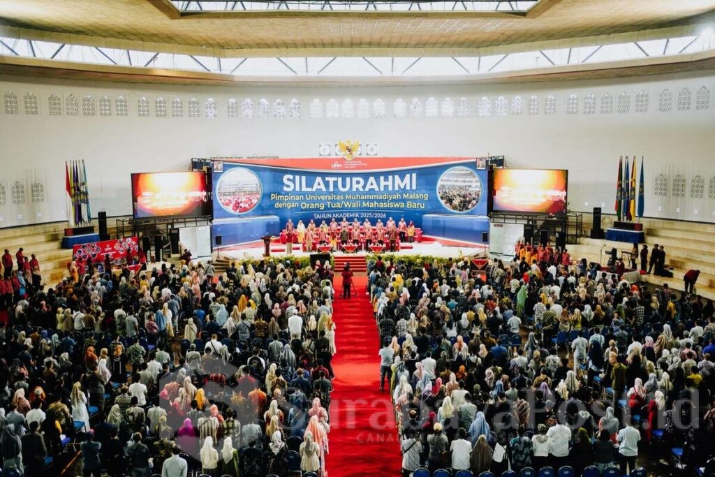 Ribuan Wali Mahasiswa Baru Padati Silaturahmi bersama UMM, Sabtu 2 Agustus 2025. (ist).
