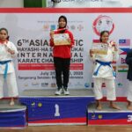 Ganes Danastri Bawa Nama Jatim, Raih Dua Medali di International Asia-Pasific Karate Championship, Sabtu 2 Agustus 2025.