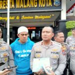 Kasatlantas Polresta Malang Kota, Kompol Agung Fitransyah memberikan keterangan kepada wartawan usai menindak pemilik mobil yang sempat Viral, Senin (4/8/2025).