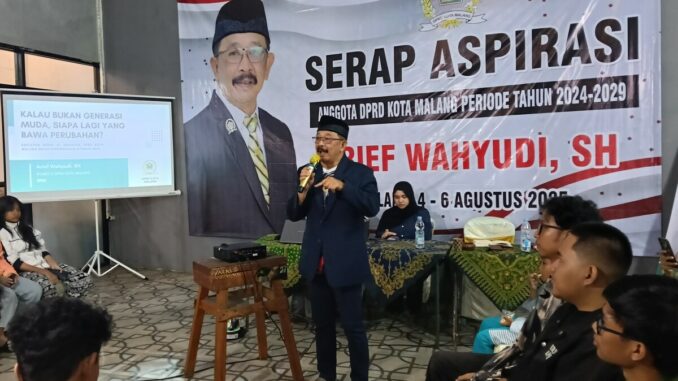 WhatsApp Image 2025-08-05 at 09.11.15 Arief Wahyudi, Anggota DPRD Kota Malang Gelar Reses Tematik "Kopi Aspirasi" untuk Gen Z Kota Malang, Senin (4/8/2025).