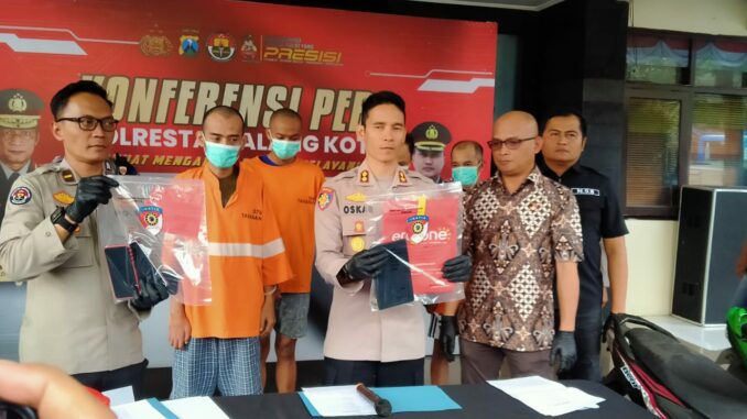 SPS, tersangka pencurian mobil dan HP milik temannya diringkus Satreskrim Polresta Malang Kota