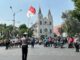 Detik-detik Proklamasi Kemerdekaan Republik Indonesia ke 80, Satlantas Polresta Malang Kota mengajak para pengendara berhenti sejenak untuk memberikan penghormatan kepada Sang Saka Merah Putih pada Minggu, 17 Agustus 2025.