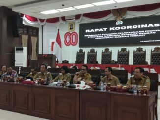 Rakor bersama diRuang Paripurna DPRD Kota Malang bersama perangkat Daerah Terkait tentang SEKOLAH RAKYAT