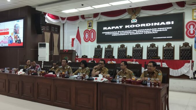 Rakor bersama diRuang Paripurna DPRD Kota Malang bersama perangkat Daerah Terkait tentang SEKOLAH RAKYAT