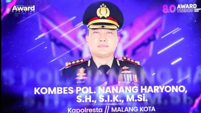 WhatsApp Image 2025-08-24 at 14.25.55 Kombes Pol. Nanang Haryono Raih Penghargaan Inspiring Profesional dan Leadership Award 2025, Sabtu 23 Agustus 2025. (istimewa).