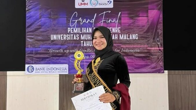Ayu Suryandari, Wisudawan Berprestasi UMM yang Menginspirasi. (istimewa).