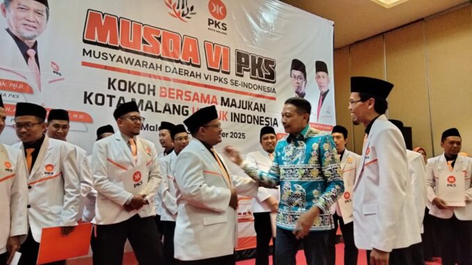 079906f8-4efd-4c33-93c9-bddf337f918b Wali Kota Wahyu Hidayat Hadiri Musda VI PKS Kota Malang, Harap Sinergi Terus Berlanjut, Sabtu (6/9/2025).
