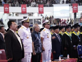 Wisuda UMM: Gubernur Akademi AL Tekankan Peran Penting Pemuda dalam Menghadapi Tantangan Global, Kamis 4 September 2025. (Foto. Humas UMM).
