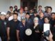 Ketua DPRD Kota Malang Amithya Ratnanggani Sirraduhita bersama sejumlah Ketua Fraksi menemui para mahasiswa, Senin (1/9/2025).