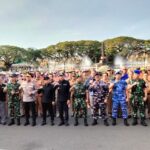 Wali Kota Malang, Wahyu Hidayat, memimpin langsung Apel Siaga dan Patroli Cipta Kondisi Skala Besar di Halaman Balai Kota Malang pada Selasa (2/9/2025).
