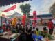 Barongsai, salah satu atraksi yang peserta karnaval RW 4 Tanjungrejo yang mendapat sambutan luar biasa dari masyarakat.