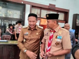 Wali Kota Malang Wahyu Hidayat: Pramuka Harus Jadi Contoh bagi Generasi Muda, Senin (8/9/2025).
