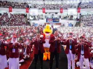 UMM resmi membuka Pesmaba untuk Generasi 2025 yang dimeriahkan dengan kehadiran mahasiswa baru dari berbagai penjuru tanah air dan beberapa mahasiswa asing, Selasa 9 September 2025. (Foto. Humas UMM).