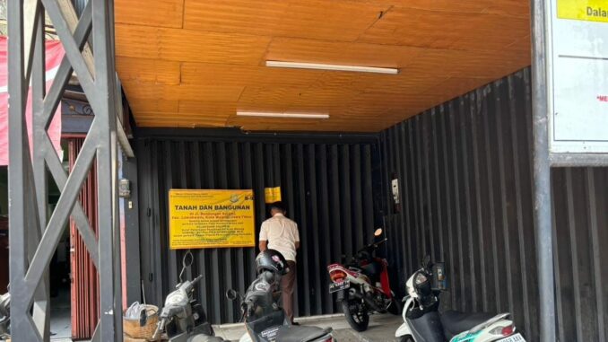 Objek lelang yang berada di Ruko Sumbersari, Kota Malang Jawa Timur. (ist).