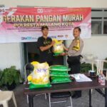 Polresta Malang Kota Hadirkan Gerakan Pangan Murah, Warga Tanjungrejo Nikmati Beras SPHP Rp 55.000/Sak. (ist).