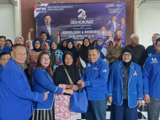 Partai Demokrat Kota Malang Rayakan HUT ke-24 dengan Sentuhan Kemanusiaan: 225 Paket Sembako untuk Kaum Dhuafa. (istimewa).