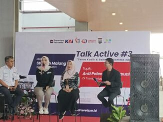KAI Daop 8 Surabaya Gencar Kampanye Anti Pelecehan Seksual di Stasiun Malang, Kamis (18/9/2025).