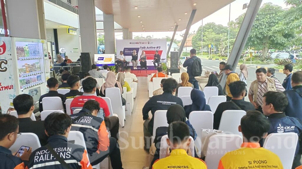 Talkshow Sosialisasi Anti Pelecehan Seksual, KAI Daerah Operasi 8 Surabaya berkolaborasi dengan Komunitas Pecinta Kereta Api.