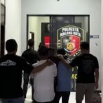 Satreskrim Polresta Malang Kota Bekuk Komplotan Perampok Nasabah Bank. (istimewa).