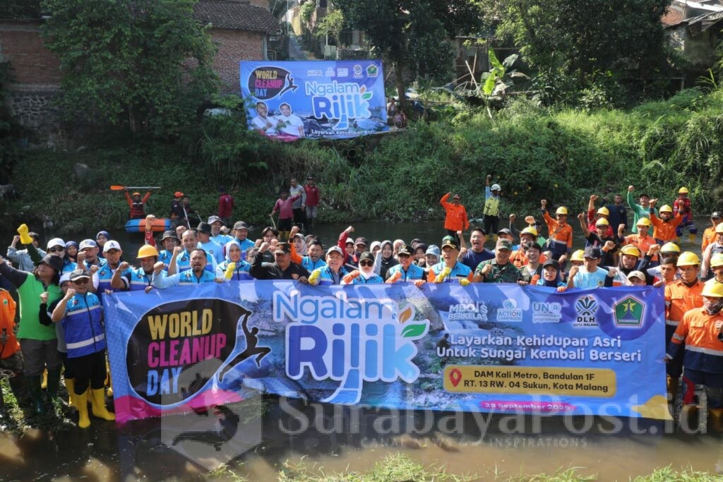 Peringati World Clean Up Day 2025; Walikota Wahyu Terus Perkuat Program Ngalam Rijik. (Sumber Prokompim).