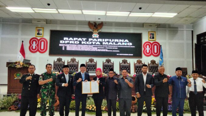 DPRD Kota Malang Setujui KUA PPAS APBD 2026, Target PAD Naik Jadi Rp 1,062 Triliun, Rabu (1/10/2025).
