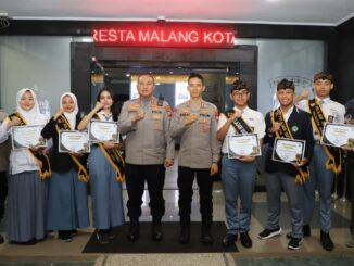 Polresta Malang Kota Berhasil Cetak Pelajar Duta Kamtibmas Berprestasi, Juara II Tingkat Provinsi. (istimewa).