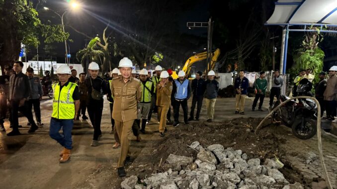 Walikota Malang Tinjau Proyek Drainase Soetta: Ketepatan Waktu Pelaksanaan Diutamakan