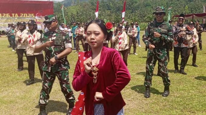 TMMD 126 Lebakharjo Meriahkan dengan Tarian Tradisional yang Memukau. (ist).