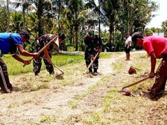 Jalan Cor Sawah TMMD 126 Lebakharjo: Membuka Jalan Bagi Petani Sukses, Kamis 9 Oktober 2025. (ist).