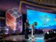 Wamendikdasmen, Dr. Fajar Riza Ul Haq, M.A., menyampaikan sambutan motivasi yang penuh optimisme bagi para peserta OSN pada penutupan di Dome UMM, Sabtu (11/10/2025) malam.