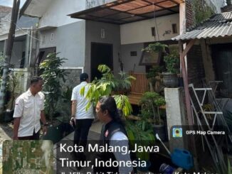 Objek pertama adalah satu bidang tanah dan bangunan berupa rumah dengan luas 60,5 meter persegi, berlokasi di Perumahan Villa Bukit Tidar Kav. A1-067, Kelurahan Merjosari, Kecamatan Lowokwaru, Kota Malang. (ist).