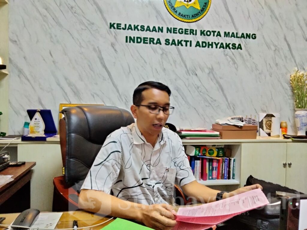 Kasi Intelijen Kejari Kota Malang, Agung Radityo, SH, MH